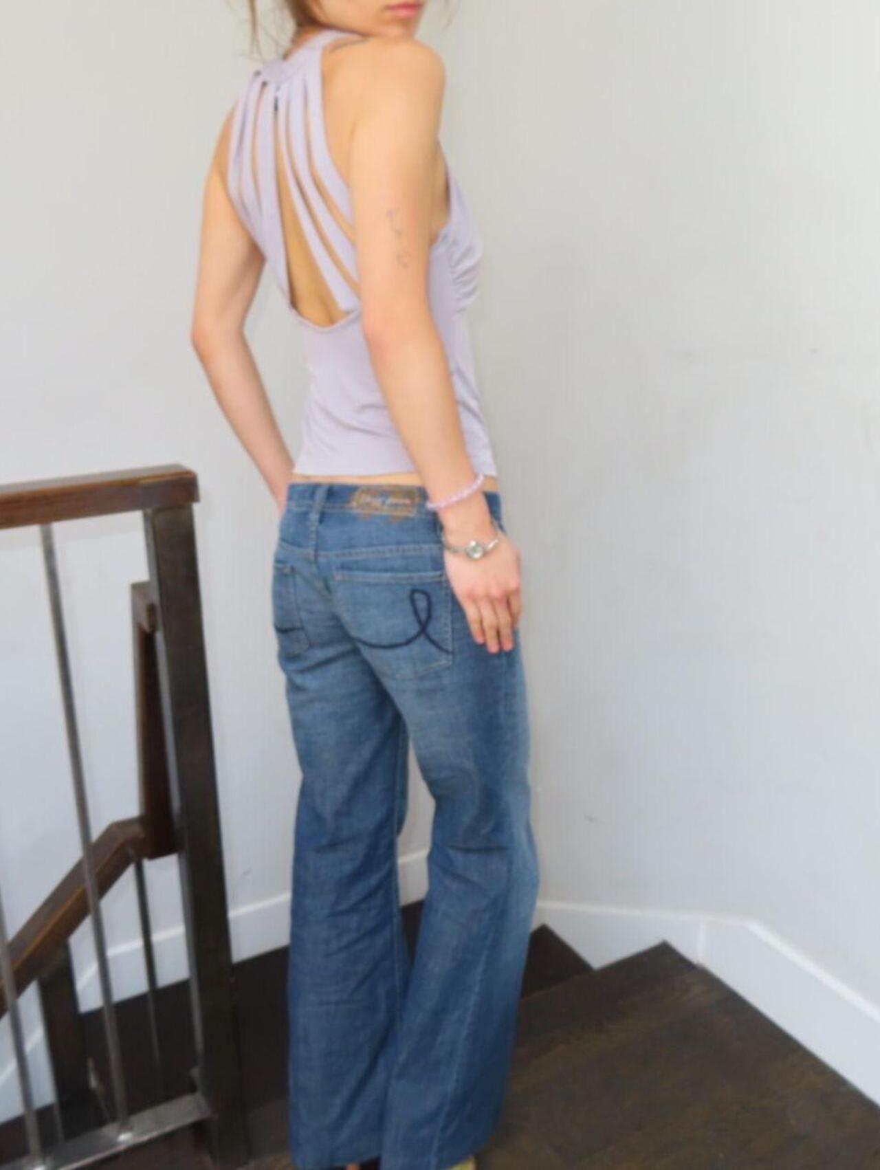 Moda International Women's Grey Vests-Tanks-Cami